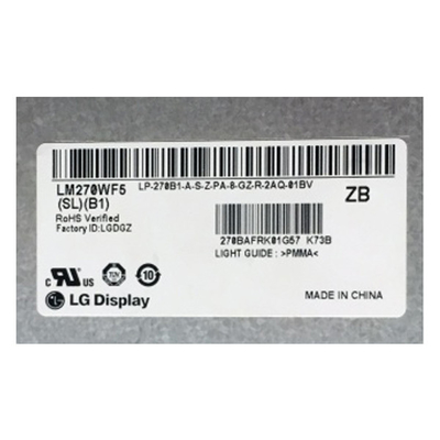LM270WF5-SLB1 27.0 ইঞ্চি এলসিডি ডিসপ্লে 1920 * 1080 এলসিডি প্যানেল