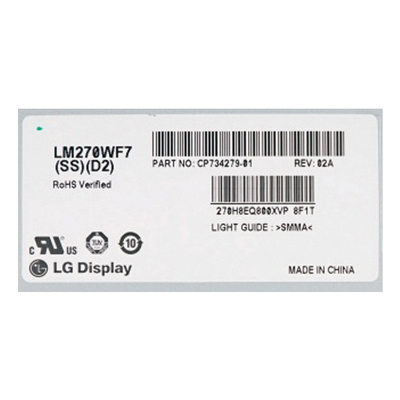 LM270WF7-SSD2 27.0 ইঞ্চি 1920 * 1080 এলসিডি প্যানেল প্রদর্শন
