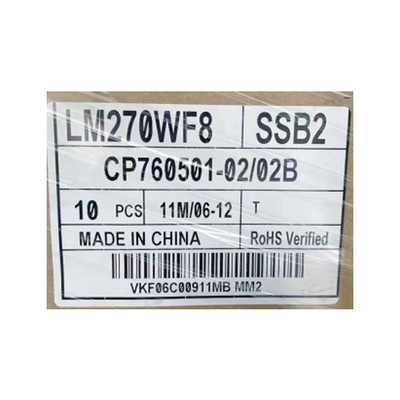 LM270WF8-SSB2 27.0 ইঞ্চি 1920 * 1080 টিএফটি এলসিডি প্যানেল প্রদর্শন