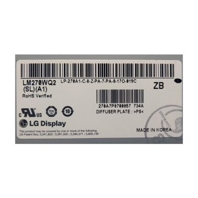 LM270WQ2-SLA1 ২৭.০ ইঞ্চি এলসিডি ডিসপ্লে স্ক্রিন