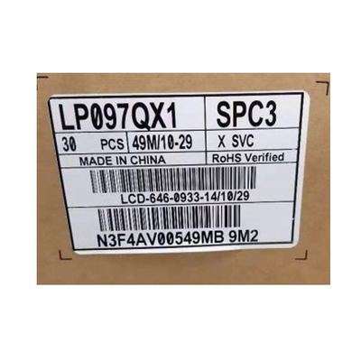 এলজির জন্য LP097QX1-SPC3 9.7 ইঞ্চি 2048*1536 এলসিডি স্ক্রিন মডিউল