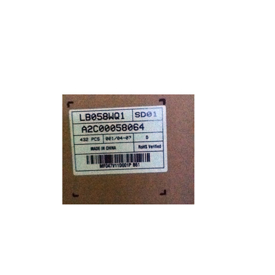 LB058WQ1-SD01 মূল 5.8 ইঞ্চি 400 * 240 টিএফটি এলসিডি স্ক্রিন ডিসপ্লে মডিউল প্যানেল
