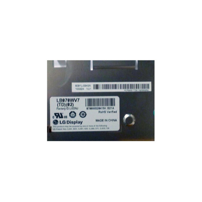 LB070WV7-TD02 7.0 ইঞ্চি এলসিডি ডিসপ্লে WVGA 800 * 480 এলসিডি স্ক্রিন