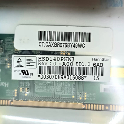 14.0 ইঞ্চি 1366*768 HSD140PHW3-A00 ল্যাপটপ এলসিডি মডিউল