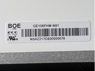 নতুন GE156FHM-N81 1920*1080 15.6 ইঞ্চি WLED 60Hz এলসিডি স্ক্রিন মনিটর