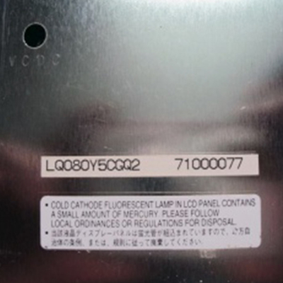 LQ080Y5CGQ2 800*480 8.0 ইঞ্চি টিএফটি-এলসিডি স্ক্রিন ডিসপ্লে প্যানেল