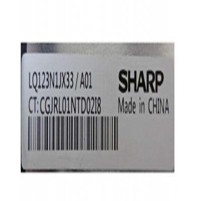 LQ123N1JX33 12.3 ইঞ্চি 400 সিডি / মি 2 এলসিডি স্ক্রিন ল্যাপটপের জন্য এলসিডি প্যানেল