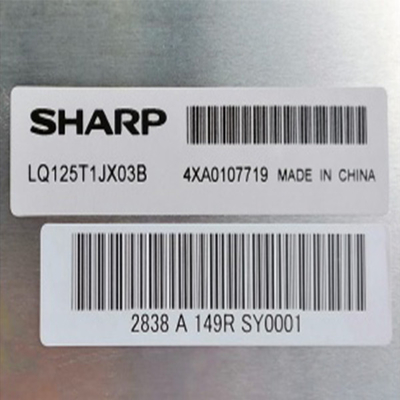 LQ125T1JX03B প্যাড ট্যাবলেট জন্য 12.5 ইঞ্চি এলসিডি স্ক্রিন