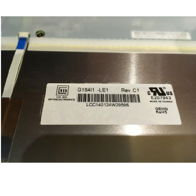 শিল্পের জন্য 15.4 ইঞ্চি LCD ডিসপ্লে G154I1-LE1 Lcd প্যানেল