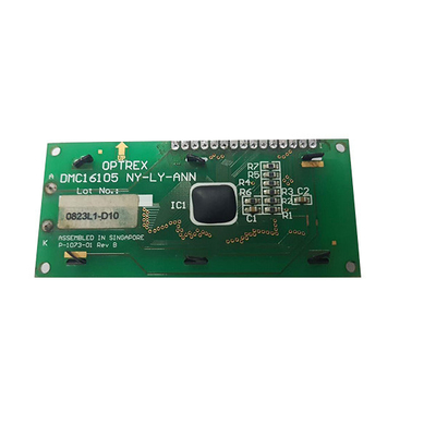 2.4 ইঞ্চি 16 অক্ষর × 1 লাইন LCD মডিউল DMC-16105NY-LY-ANN lcd স্ক্রীন