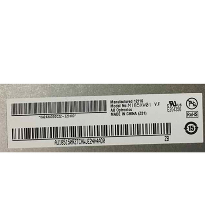 M185XW01 VF AUO TFT LCD প্যানেল 1366X768 LVDS ইন্টারফেস WXGA TFT ডিসপ্লে