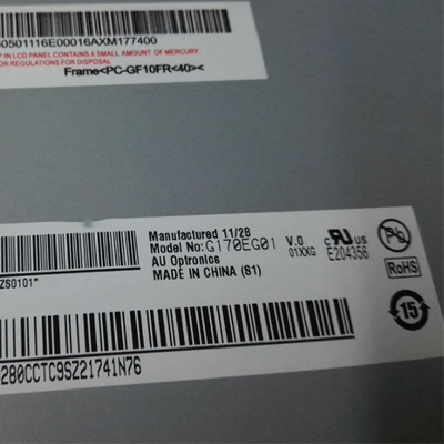 M170EG01 V0 TFT LCD প্যানেল 1280x1024 LVDS 30 পিন সংযোগকারী