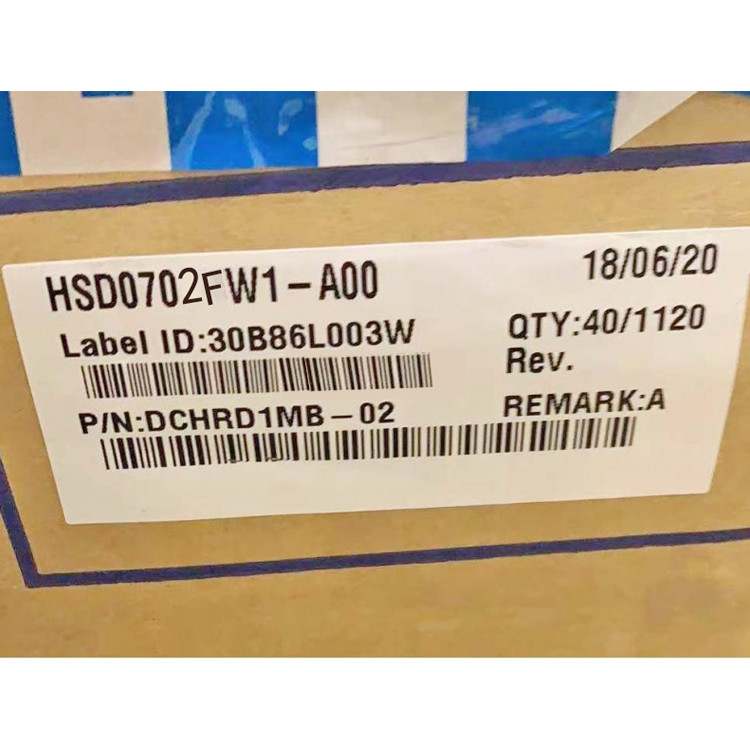 নেটবুক পিসির জন্য 7.0 ইঞ্চি 11024*600 lcd স্ক্রীন ডিসপ্লে HSD0702FW1-A00