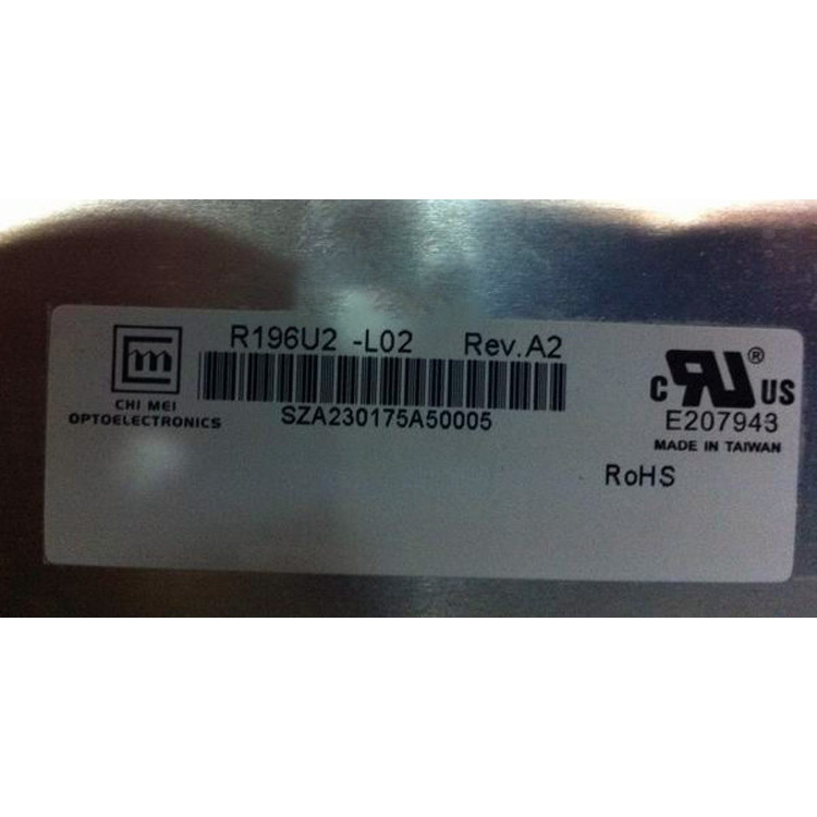 চিমেই ইনোলাক্সের জন্য আসল 1600*1200 R196U2-L01 19.6 ইঞ্চি TFT LCD স্ক্রীন ডিসপ্লে