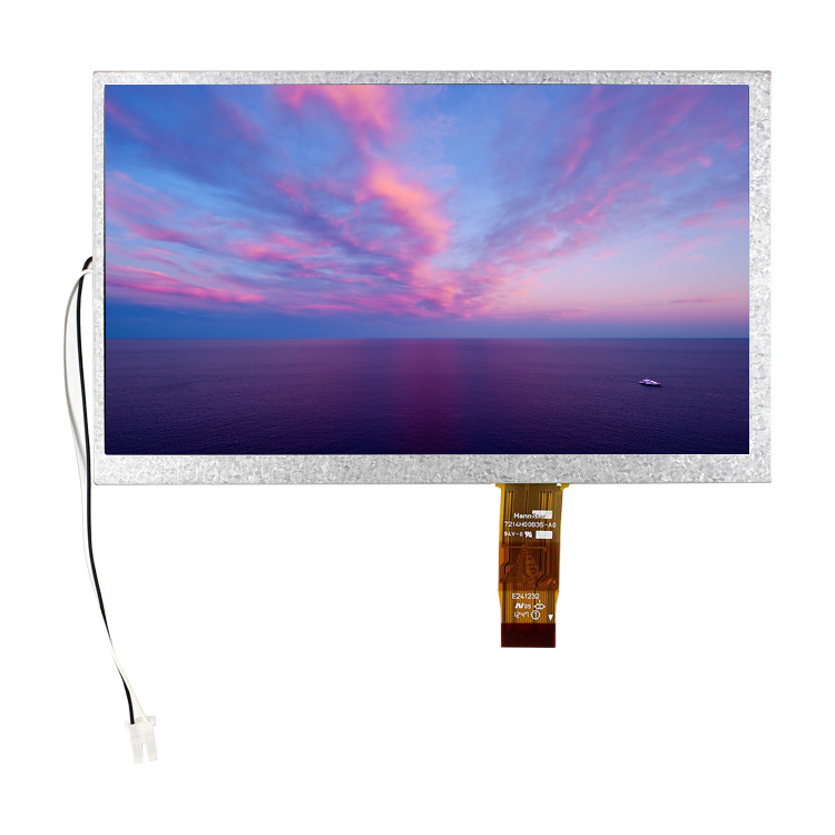 পোর্টেবল ডিভিডি প্লেয়ারের জন্য HSD070I651-C02 HannStar LCD স্ক্রীন 480*234 LCD ডিসপ্লে