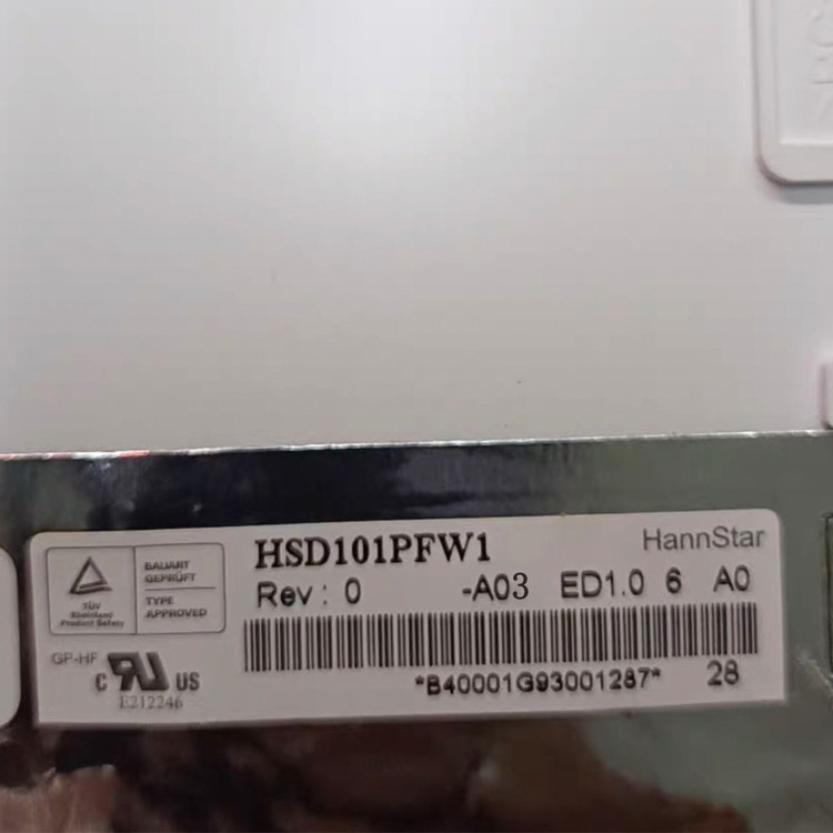 HSD101PFW1-A03 এলসিডি ডিসপ্লে 10.1 ইঞ্চি টিএফটি এলসিডি প্যানেল 1024 * 576 30 পিন এলসিডি স্ক্রিন মডিউল