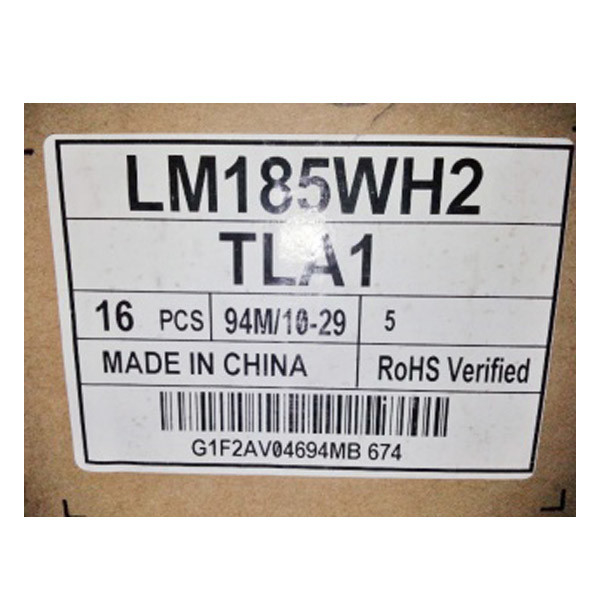 LM185WH2-TLA1 ডেস্কটপ মনিটরের জন্য 18.5 ইঞ্চি 1366*768 এলসিডি স্ক্রিন