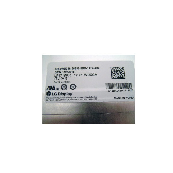 LP171WU5-TLA1 60Hz 17.1 ইঞ্চি ল্যাপটপ এলসিডি স্ক্রিন 1920*1200 এলভিডিএস এলসিডি প্যানেল