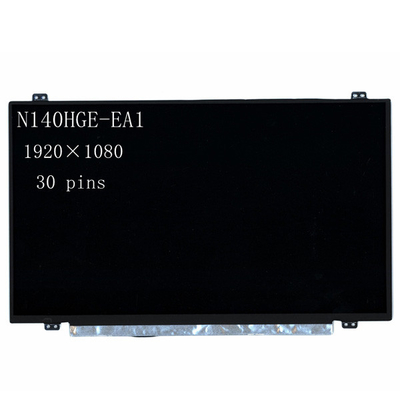 ভালো দাম N140HGE-EA1 FHD LCD ডিসপ্লে প্যানেল 14.0 ইঞ্চি স্লিম 30 পিন 262K 60% NTSC অনলাইন