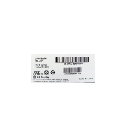 ভালো দাম LP140WH1-TLD1 1366*768 এলসিডি মডিউল 14.0 ইঞ্চি এলসিডি ডিসপ্লে অনলাইন