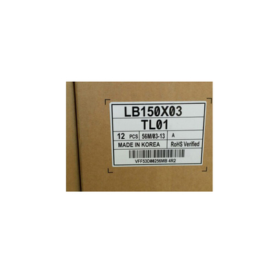 ভালো দাম LB150X03-TL01 15.0 ইঞ্চি টিএফটি এলসিডি স্ক্রিন 1024*768 WLED এলসিডি প্যানেল অনলাইন