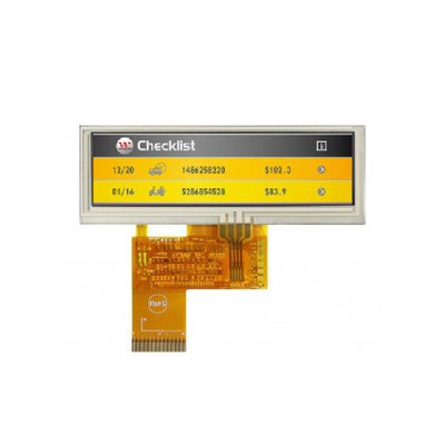 480x128 IPS Winstar স্ট্রেচড বার LCD TFT ডিসপ্লে 3.9 ইঞ্চি WF39BTZASDNN0